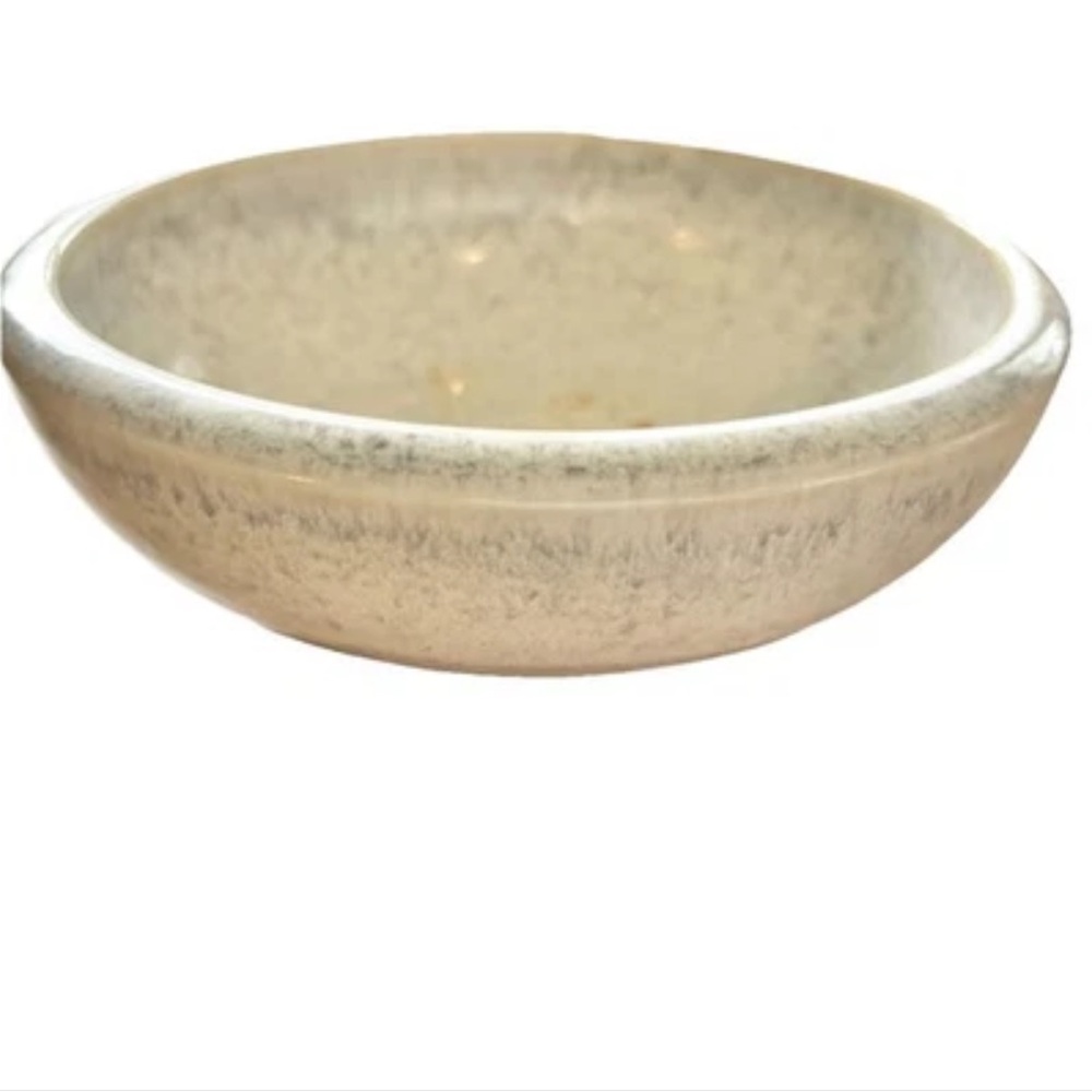 ANTHROPOLOGIE FAUX MARBLE TRINKET DISH BOWL HOME DECOR MINIMALIST MODERN - Picture 2 of 7